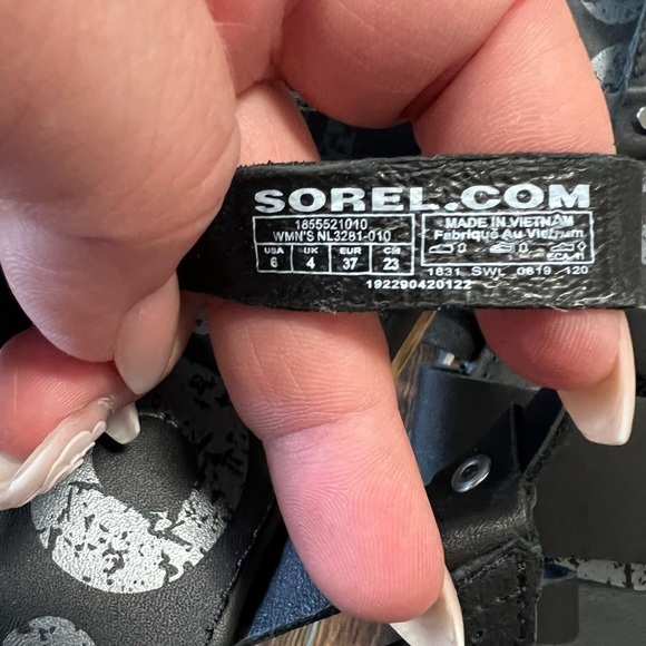 Sorel Ella cross cross sandal SZ 6 - Picture 6 of 7